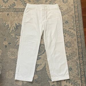 LOFT womens White Chinos